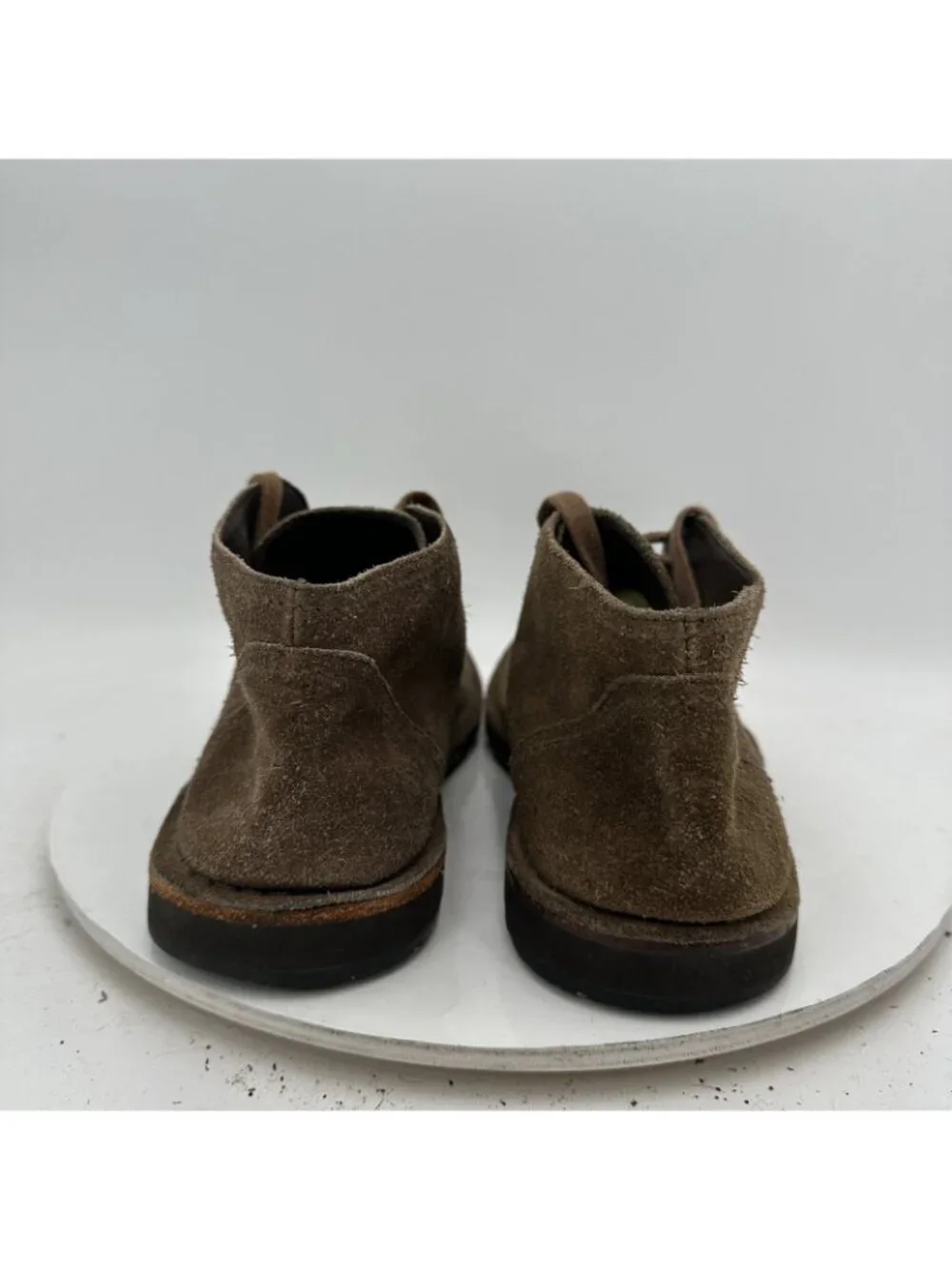 John Varvatos Men Size 8.5M Brown Suede Ankle Lace Up Chukka Boot